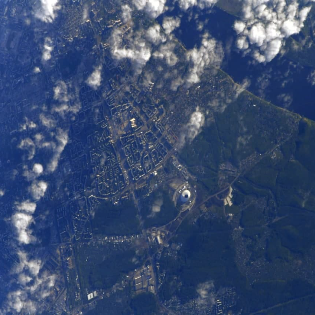  Российский космонавт сфотографировал Самару из космоса